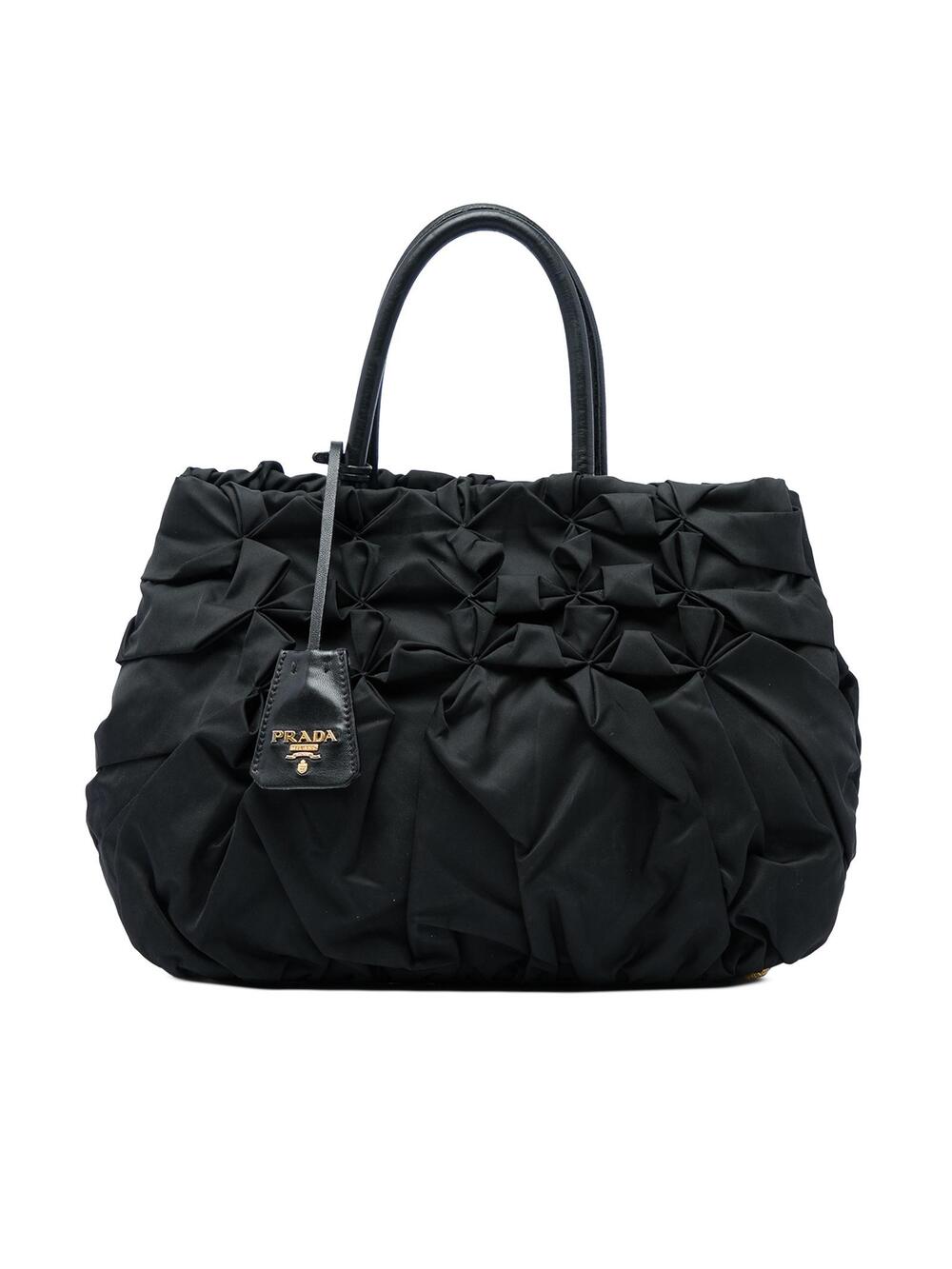 Prada Tessuto Origami Pleated Tote Pre- #358163P47B